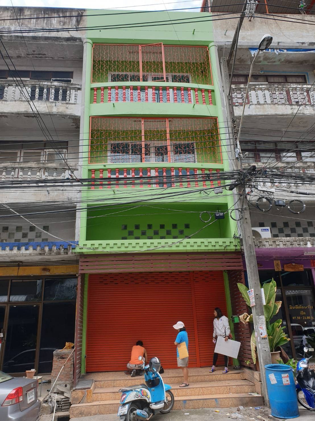 ขายด่วน อาคารพาณิชย์ 3 ชั้น ซ. สีหบูรานุกิจ 6 มีนบุรี กทม. รูปที่ 1