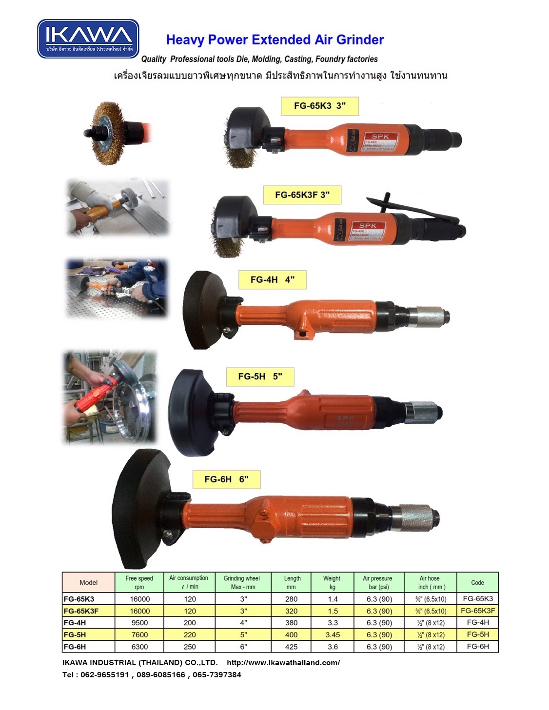 เครื่องเจียรลม 062965191 คุณ KANYA รูปที่ 1