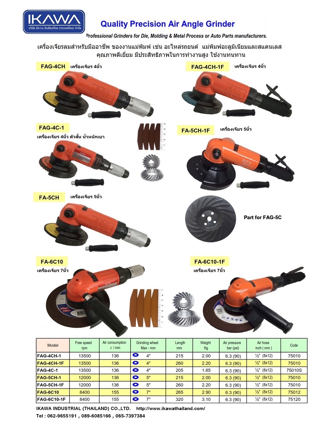 เครื่องลมจานเจียร 4-5 นิ้ว TEL 0629655191 รูปที่ 1