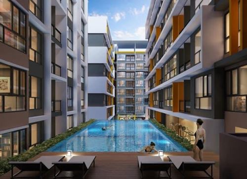 ขาย/For Sale Condo The Cube Nawamin-Ramintra (เดอะคิวบ์ นวมินทร์-รามอินทรา) ถนนนวมินทร์ แขวงรามอินทรา รูปที่ 1