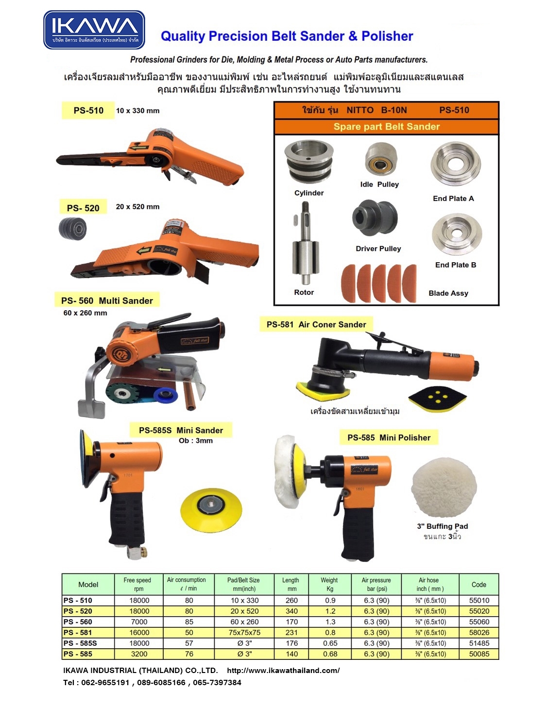 เครื่องเจียรลม 062965191 คุณ KANYA รูปที่ 1