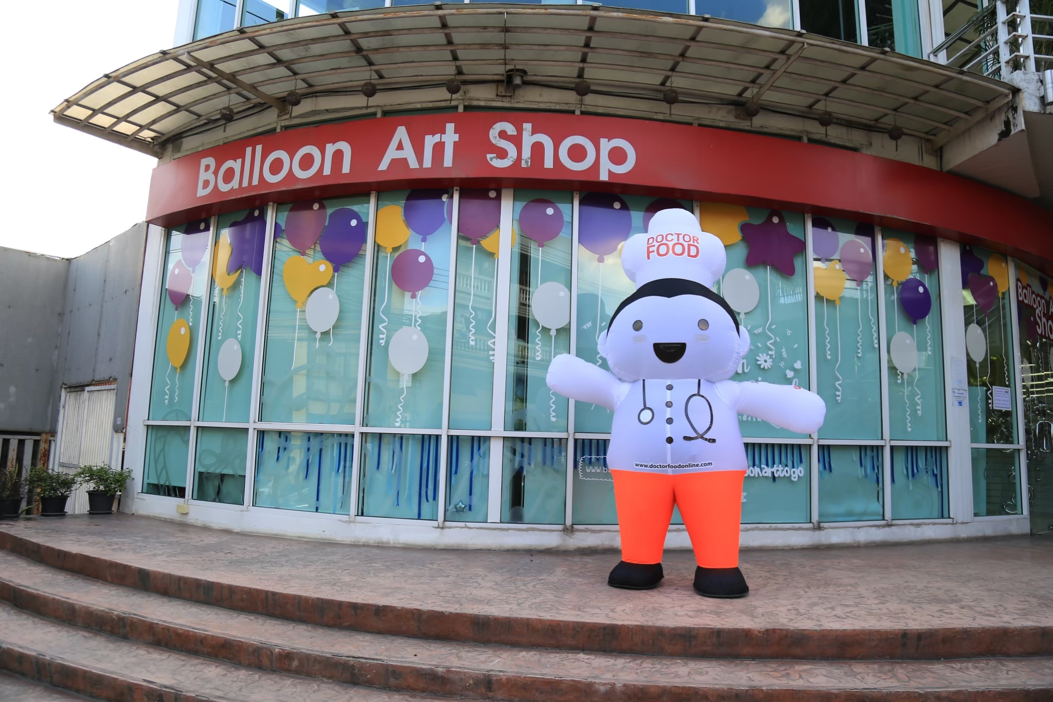 ออกแบบ ผลิต จำหน่าย มาสคอสเป่าลม Line @balloonart รูปที่ 2
