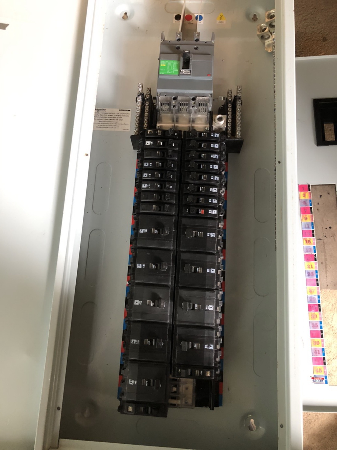 ขาย ตู้ เมน เบรกเกอร์ ตู้ไฟ โหลดเซ็นเตอร์  48 ช่อง เมน 100A แอมป์ ลูกย่อย Main Breaker Load center มือสอง รูปที่ 4