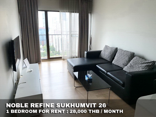 (เช่า) FOR RENT NOBLE REFINE SUKHUMVIT 26 / 1 bedroom / 50 Sqm.**28,000** CLOSE BTS PHOMPONG รูปที่ 1