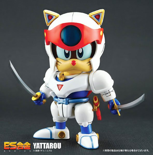โมเดลสามเหมียวยอดนินจา นินจาแมว ยัททาโร่ Samurai Pizza Cats Teyandee Yattarou ES Gokin Action Toys ของใหม่ของแท้ จากประเทศญี่ปุ่น รูปที่ 6