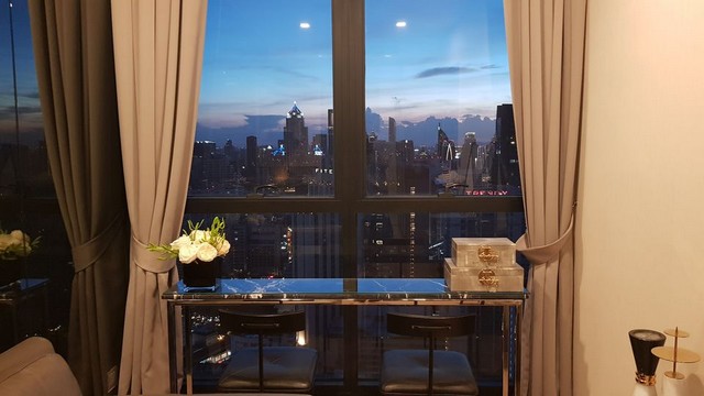 Ashton Asoke clean 38th floor beautiful view convenient to BTS Asoke รูปที่ 1