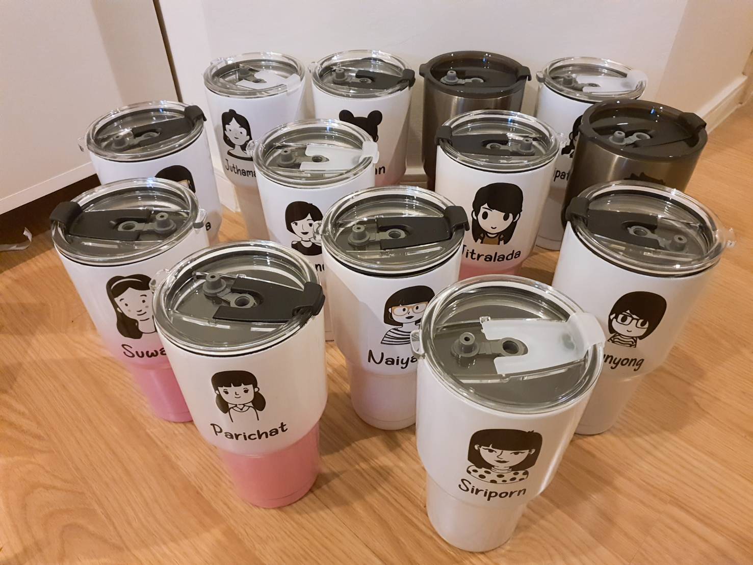 🔥แก้วสกรีนลายตามสั่ง เยติ 30OZ. พร้อมที่รองแก้ว รูปที่ 7