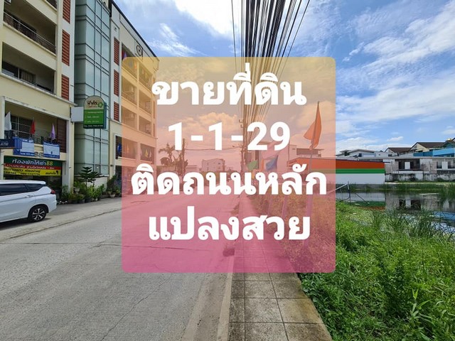 ขายที่ดิน ศรีนครินทร์ แปลงสวย 1ไร่ กว่า ติดถนนหลัก ศรีด่าน22 ใกล้โรงเรียนนานาชาติ สิงคโปร์ รูปที่ 1