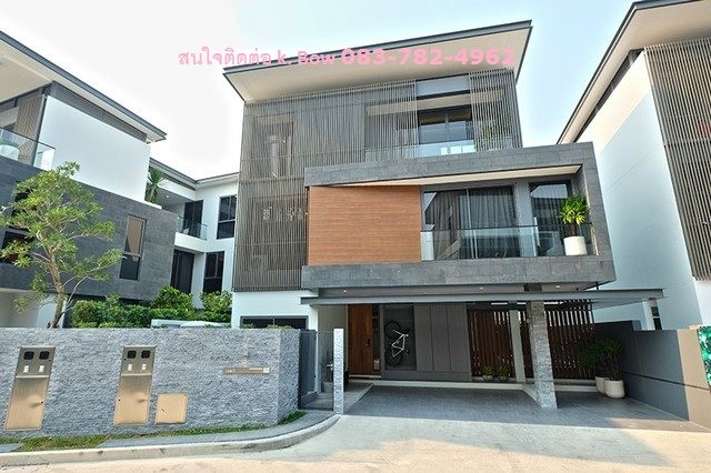 CC 1176 House for rent Modern luxury with salt water swimming pool Ekkamai Expressway area Near CDC รูปที่ 1
