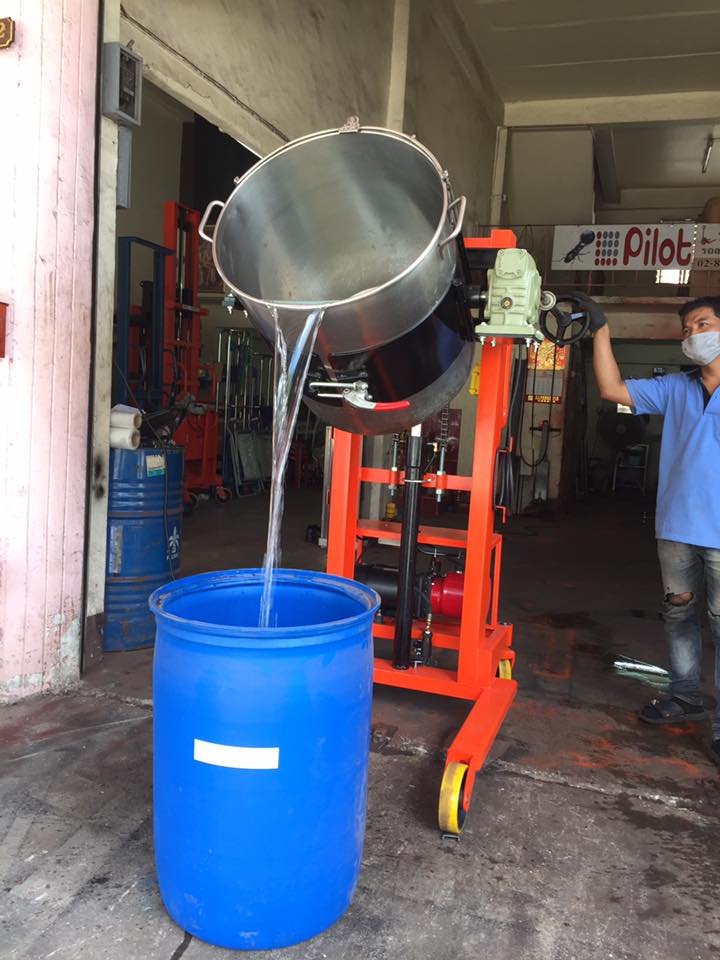 รถยกเทถังสแตนเลสระบบไฟฟ้า PILOT 086-0818076 รูปที่ 2
