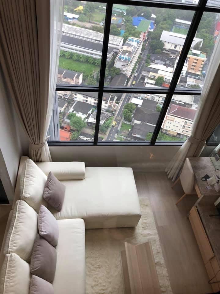 ให้เช่าคอนโดชั้น32 1ห้องนอน 1ห้องน้ำ Duplex at Knightsbridge Prime Sathorn DUO SPACE ใกล้รถไฟฟ้า BTS รูปที่ 1