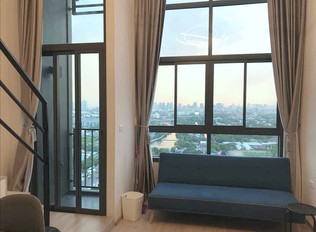 ให้เช่า Ideo New Rama 9 1 ห้องนอน Duplex ชั้นสูง ใกล้ ARL รามคำแหง รูปที่ 1