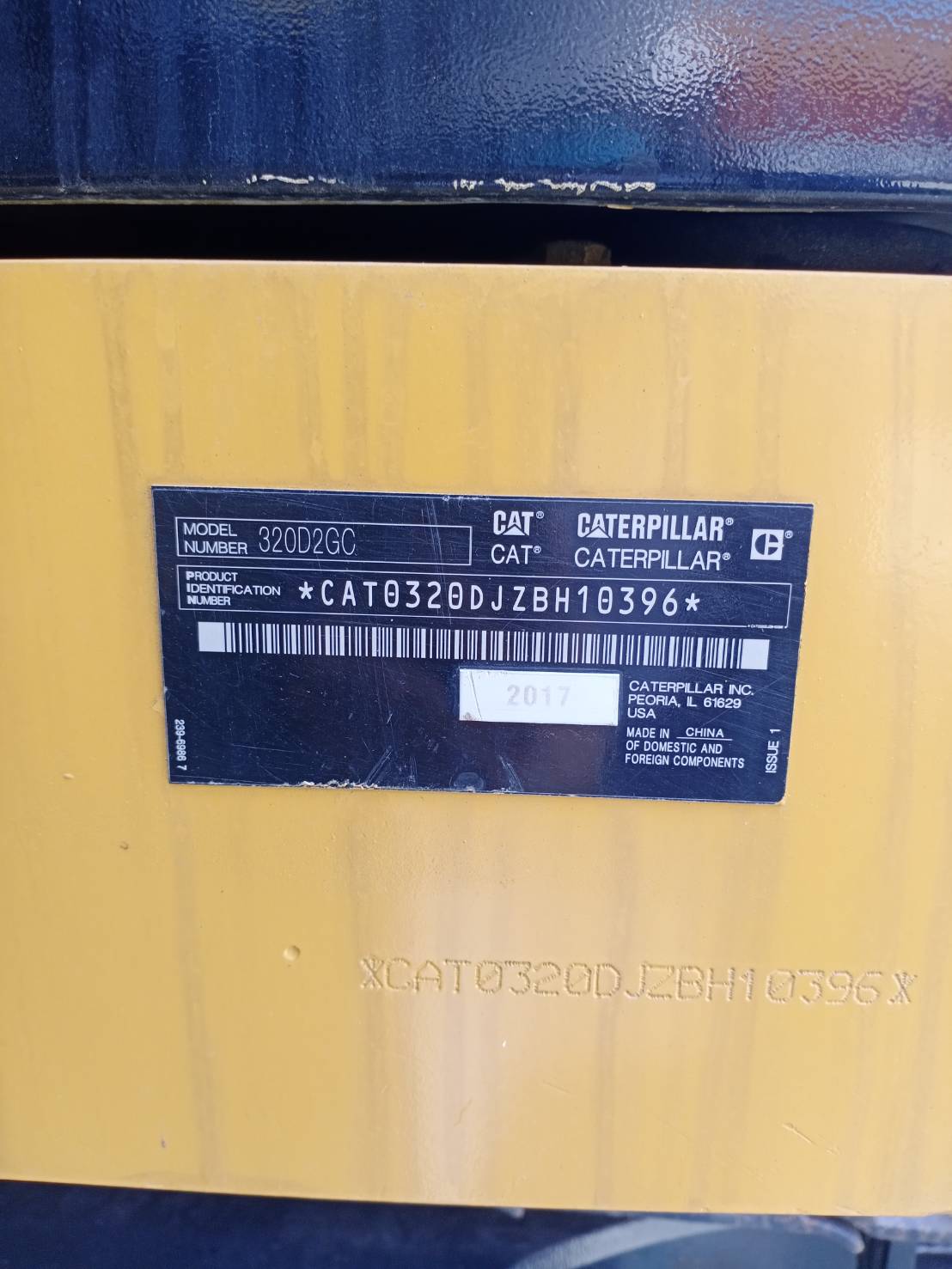 รถขุด CAT 320D2 GC S/N.ZBH-10396 สนใจติดต่อ คุณชลิฎา 081-792-0337 รูปที่ 2