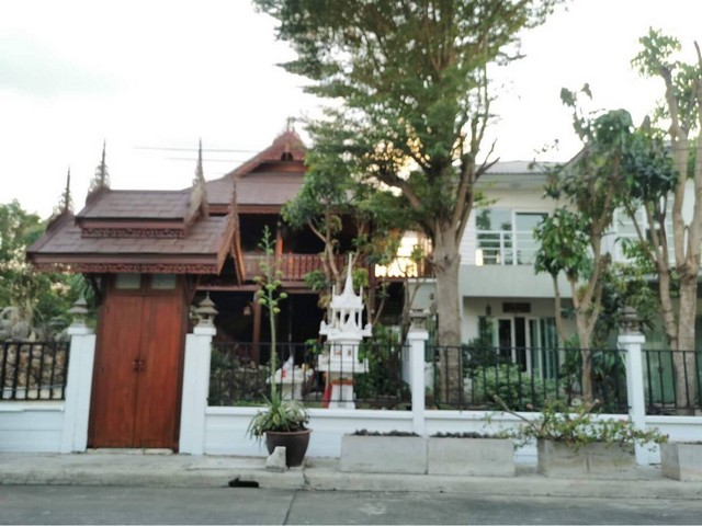 ขายบ้านเดี่ยว ม.บ้านคุณาภัทร4 บ้านปูนพร้อมเรือนไทย ตกแต่งสวยสไตล์ไทยโมเดิร์น เดินทางสะดวก บางบัวทอง รูปที่ 1