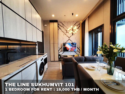 (เช่า) FOR RENT THE LINE SUKHUMVIT 101 / 1 bedroom / 33 Sqm.**18,000** CLOSE BTS PUNNAWITHI รูปที่ 1