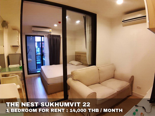 (เช่า) FOR RENT THE NEST SUKHUMVIT 22 / 1 bedroom / 30 Sqm.**14,000** CLOSE BTS ASOKE รูปที่ 1