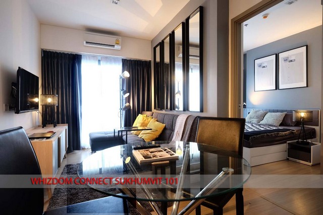 Whizdom Connect Sukhumvit 101 clean 2 bedrooms 14th floor BTS Punnawithi รูปที่ 1