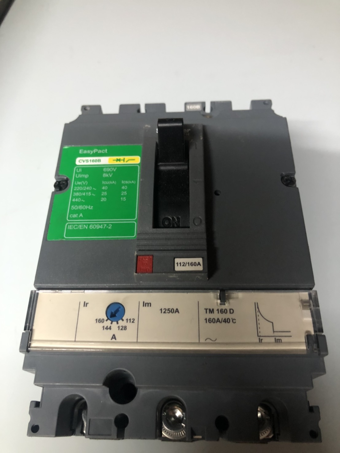 ขาย เมน เบรกเกอร์ Main Breaker Schneider CVS 160B 160A ชไนเดอร์ สามเฟส 3P 160 แอมป์ มือสอง รูปที่ 6