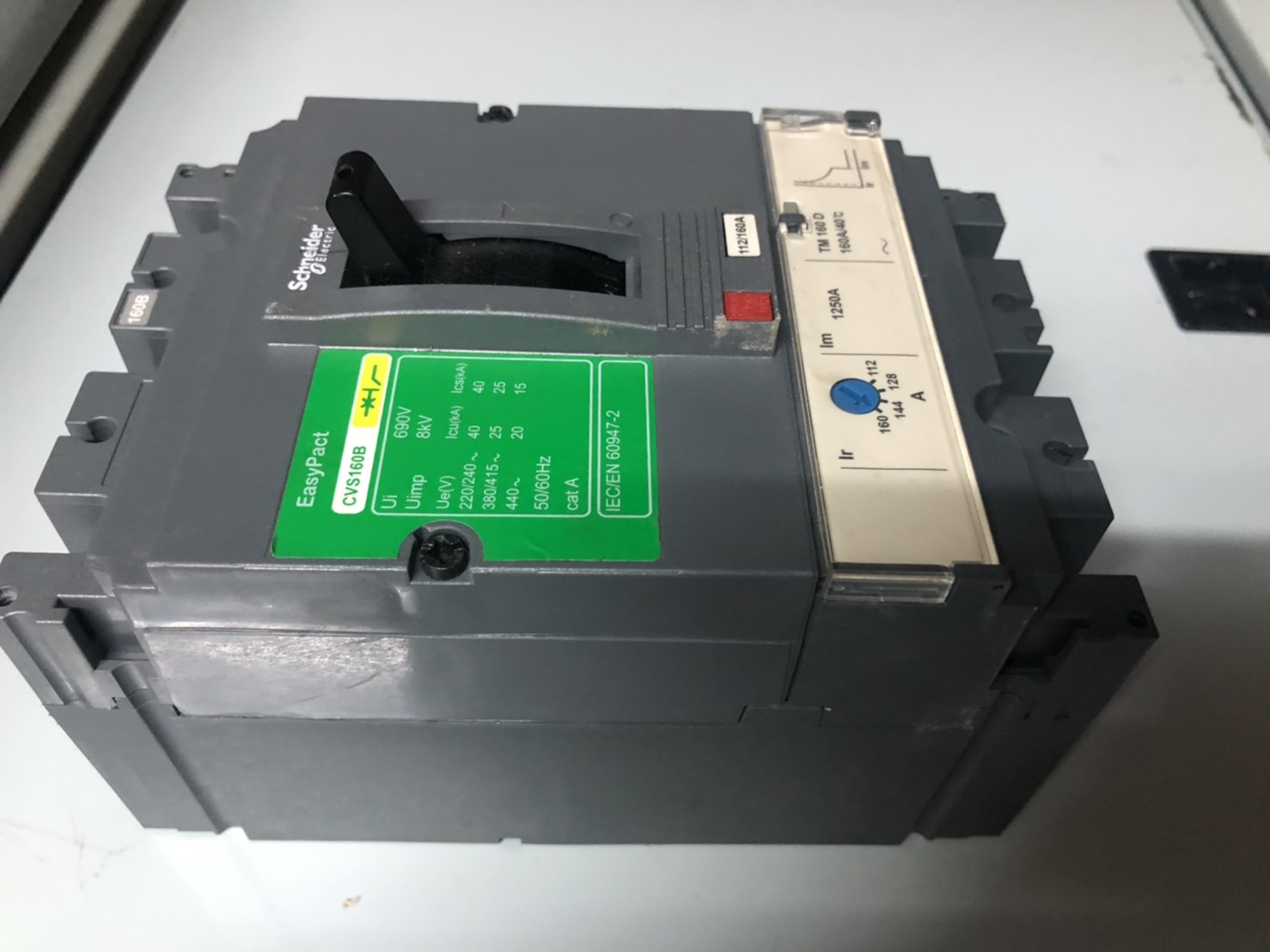 ขาย เมน เบรกเกอร์ Main Breaker Schneider CVS 160B 160A ชไนเดอร์ สามเฟส 3P 160 แอมป์ มือสอง รูปที่ 3