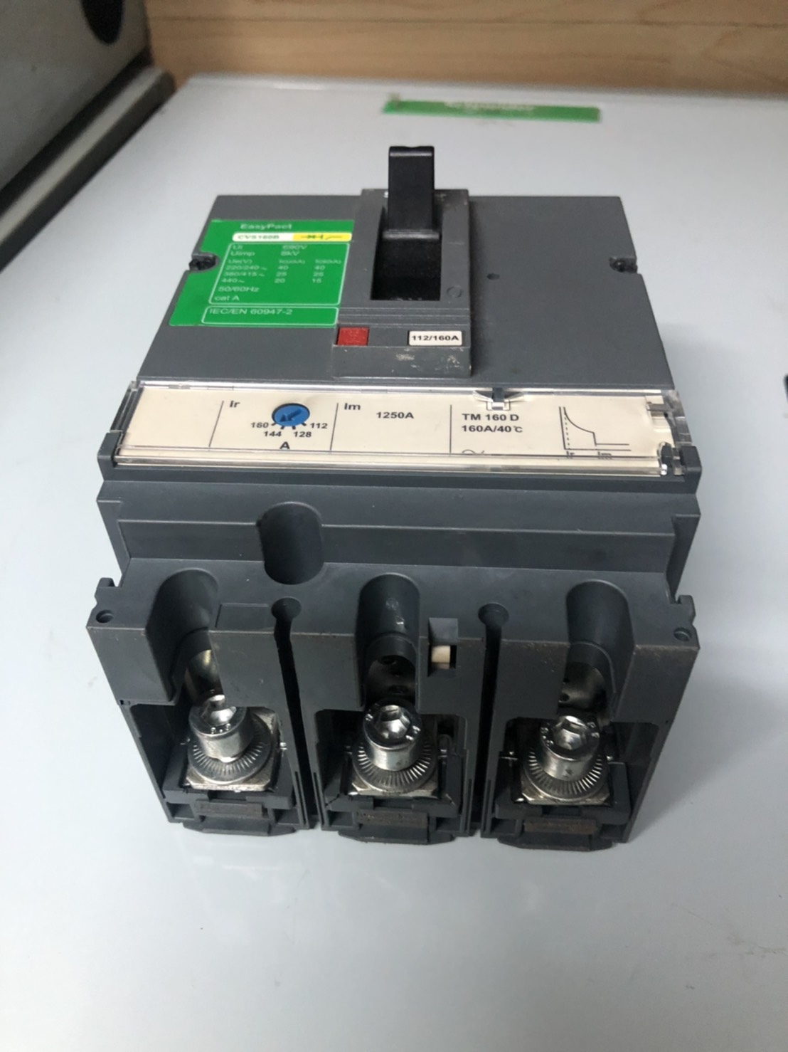 ขาย เมน เบรกเกอร์ Main Breaker Schneider CVS 160B 160A ชไนเดอร์ สามเฟส 3P 160 แอมป์ มือสอง รูปที่ 5