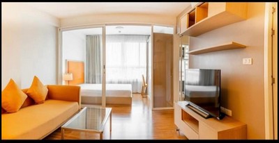Ibiza Condo  พระราม9 1 ห้องนอน  ระเบียงทิศตะวันออก เพียง 9 500ต่อเดือน รูปที่ 1