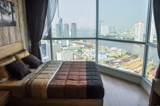 Rhythm Sathorn fully furnished beautiful view BTS Saphan Taksin รูปที่ 1