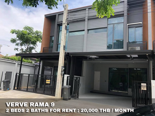 (เช่า) FOR RENT VERVE RAMA 9 / 2 beds 2 baths / 18 Sqw.**20,000**CLOSE ARL BAANTUBCHANG รูปที่ 1