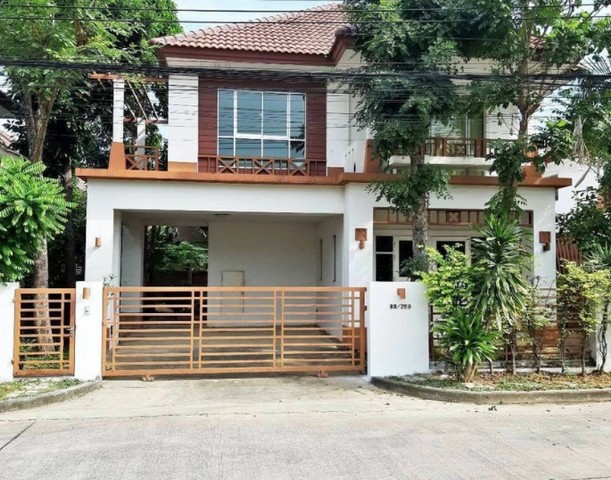 ให้เช่าบ้านเดี่ยว 2ชั้น สไตล์รีสอร์ท โครงการเอโทล มัลดีฟส์ ปาล์ม บางนา วงแหวน ค่าเช่า 19,000 บาท  รูปที่ 1