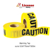 รูปย่อ เทปกั้นเขต สีเหลือง (Caution Tape License ) รูปที่4