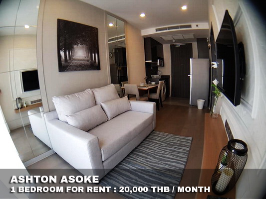 (เช่า) FOR RENT ASHTON ASOKE / 1 bedroom / 30 Sqm.**20,000**CLOSE MRT SUKHUMVIT รูปที่ 1