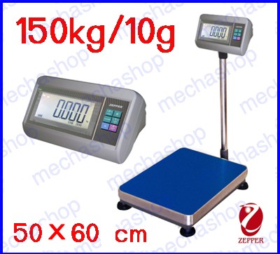 ตาชั่งดิจิตอล เครื่องชั่งแบบตั้งพื้น Digital Scale ชั่งได้ 150kg ละเอียด10g แท่นชั่ง50x60cm  ยี่ห้อZEPPER รุ่น T7-EA (จีน) รูปที่ 1