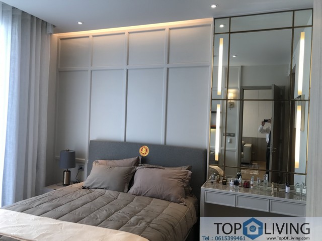 ForRent Magnolias Waterfront Residences 1 bed 1 bath Near BTS Krung Thon Buri รูปที่ 1