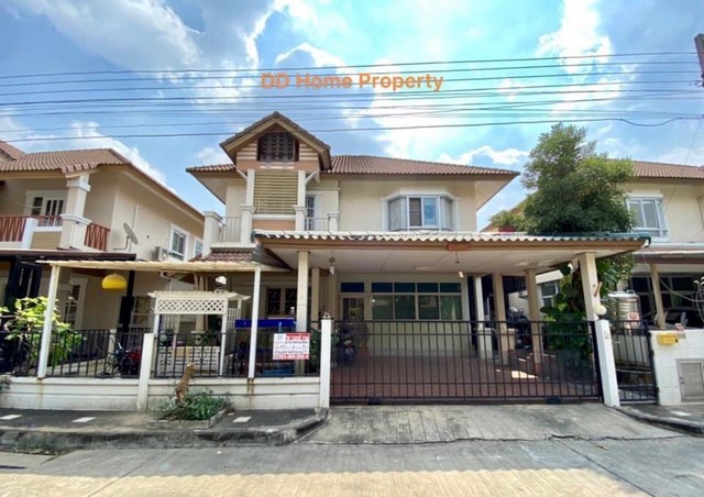 DD00312 ขายบ้าน หมู่บ้านสกายดอนเมือง ทำเลดอนเมือง หน้าบ้านหันทางทิศเหนือ รูปที่ 1