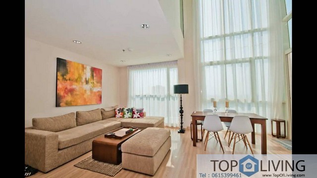 ForRent condo The LightHouse Sathorn 15 3 bed 3 bat can walk to Krung Thonburi BTS 700 meters รูปที่ 1