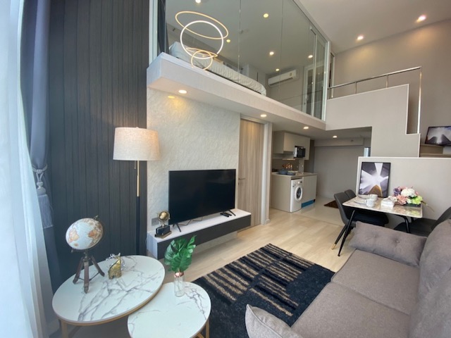 เช่า Knightsbridge Prime Sathorn 1 ห้องนอน Duplex 59  ตรม. ชั้น 37 ตกแต่งหรูหรา ใกล้ BTS ช่องนนทรี รูปที่ 1