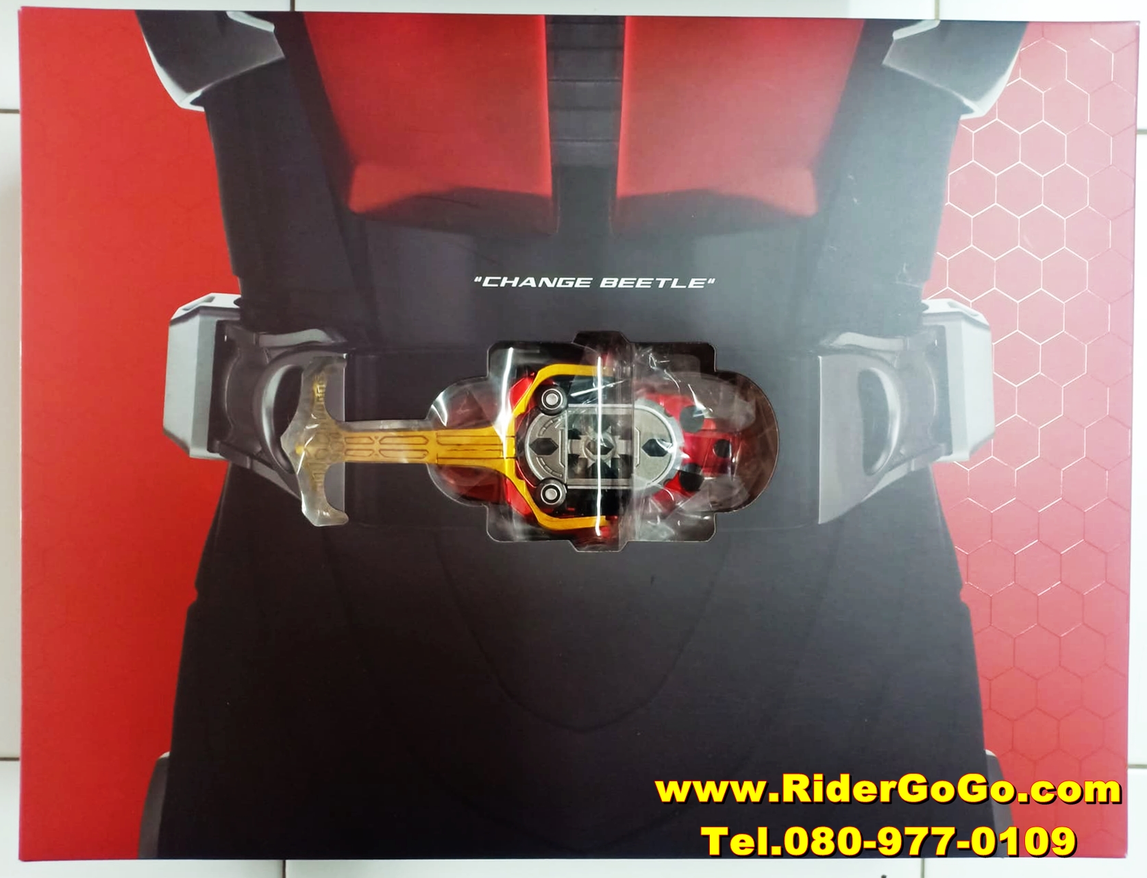 เข็มขัดมาสค์ไรเดอร์คาบูโตะ รุ่นพิเศษสำหรับนักสะสม Masked Rider Kabuto (Complete Selection Modification CSM Kabuto Zecter) สภาพสวยใหม่ของแท้Bandai ประเทศญี่ปุ่น รูปที่ 1
