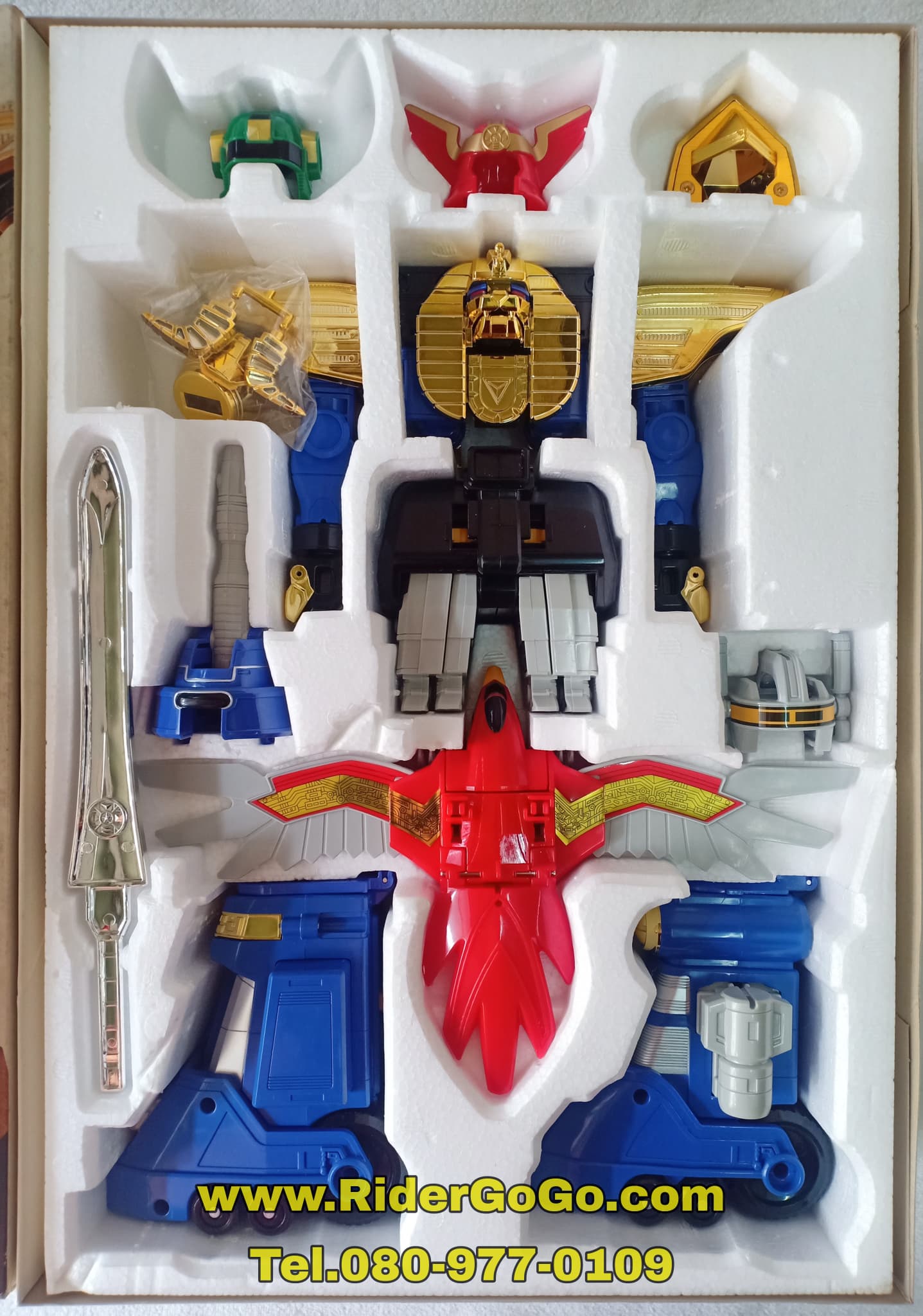 หุ่นยนต์ขบวนการโอเรนเจอร์ โอเรนเจอร์โรโบ Ohranger (DX OhrangerRobo) ของใหม่ของแท้Bandai ประเทศญี่ปุ่น รูปที่ 2