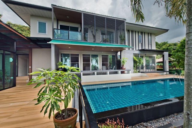 ขายบ้าน Pool Villa Ocean View Village, Bangsaray ขนาด 2-1-75 ไร่ 2 นอน 4 น้ำ  รูปที่ 1