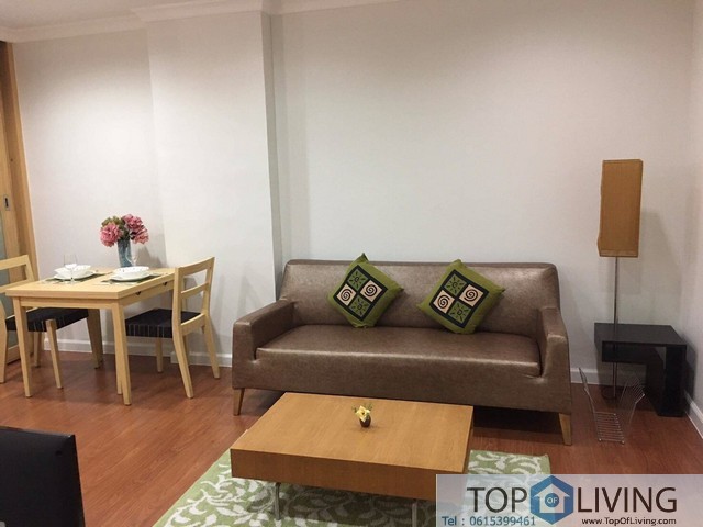 ForRent LPN Sukhumvit 41 ขนาด 1 นอน 1 น้ำ มีอ่างอาบน้ำ ทาสีห้องและเฟอร์นิเจอร์ใหม่ รูปที่ 1