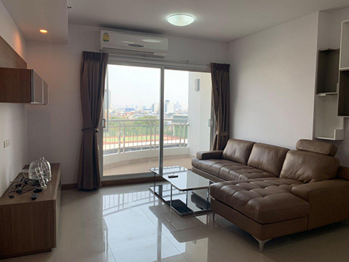 รหัส CJ1489 ให้เช่า ห้องใหญ่ ทำใหม่ ใกล้ไอคอนสยาม คอนโด Supalai River Resort 2 ห้องนอน รูปที่ 1