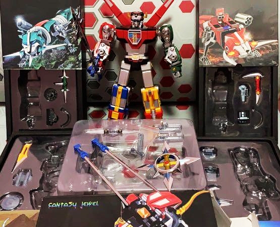 หุ่นยนต์ขบวนการห้าสิงห์อภินิหาร โกไลอ้อน หรือ โวลทรอน Fantasy Jewel GoLion Voltron ของใหม่วัสดุอย่างดีมีส่วนผสมเหล็ก ของดีราคาถูก รูปที่ 4