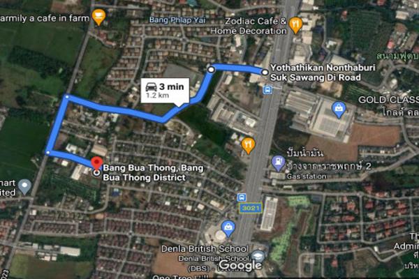 ขาย ที่ดิน ที่ดิน บางพลับ 12-1 ถ.บ้านวังข่า วัดสิงห์ทอง 1 งาน 15 ตร.วา . รูปที่ 4