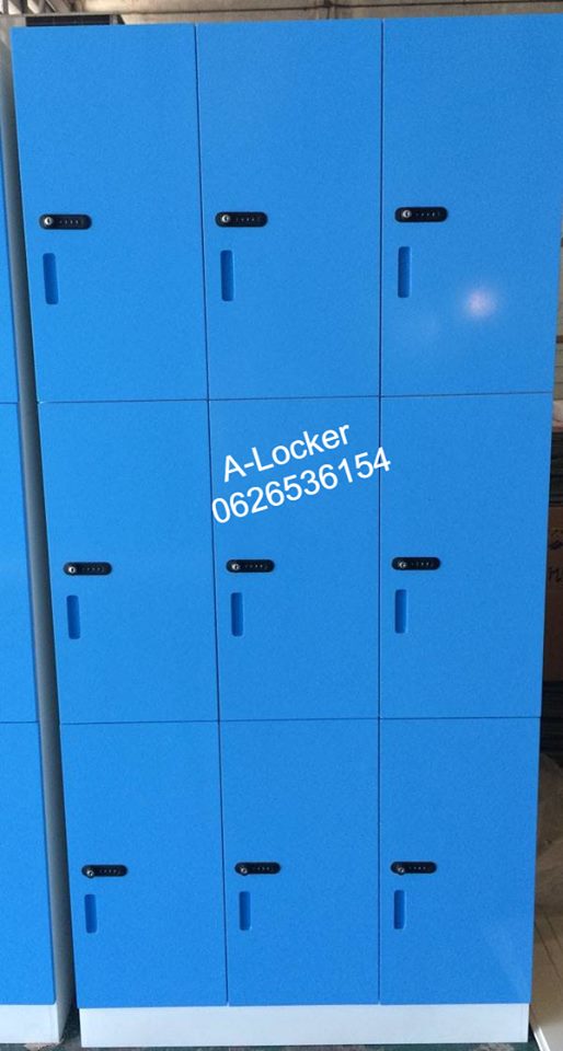 PVC LOCKER 9 doors / ตู้ล็อคเกอร์พีวีซี 9 ประตู รูปที่ 3