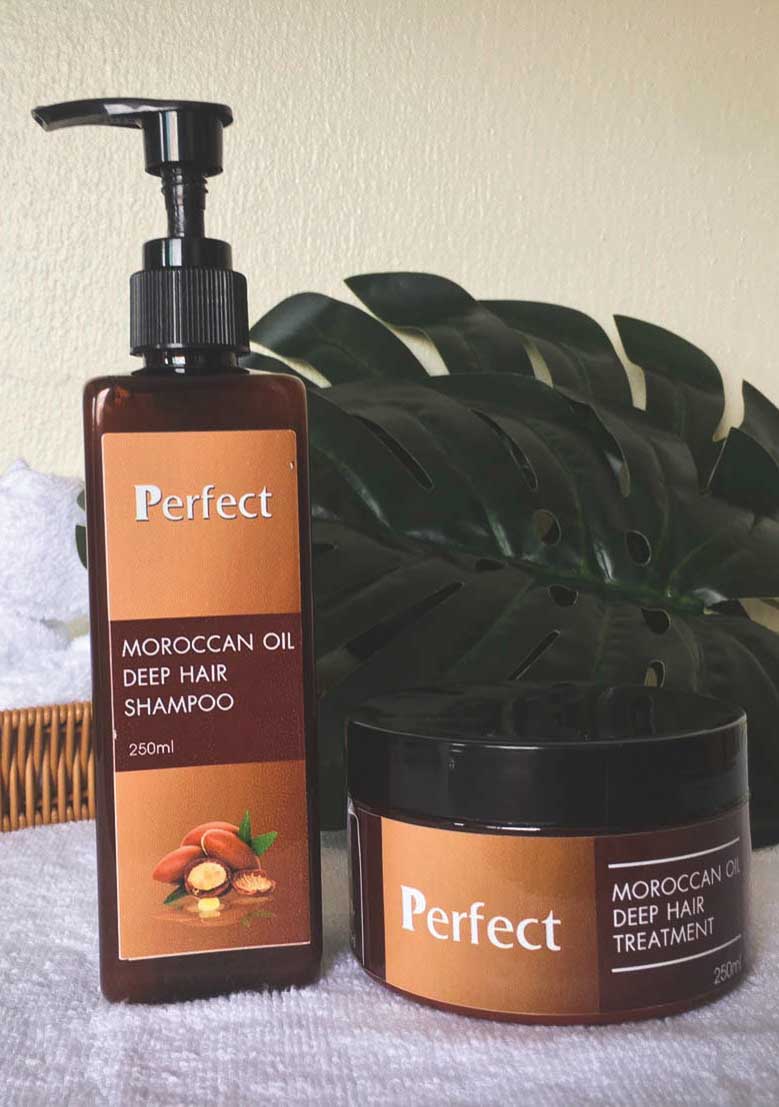 แชมพู Moroccan oil deep hair shampoo และ ทรีทเม้นท์ Moroccan oil deep hair treatment รูปที่ 1