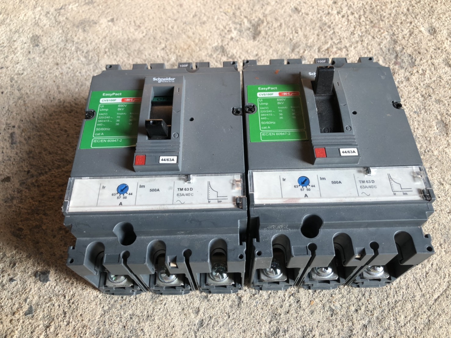 ขาย เมน เบรกเกอร์ Main Breaker Schneider CVS 100F 63A ชไนเดอร์ สามเฟส 3P 63 แอมป์ มือสอง รูปที่ 3