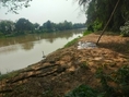 ขายที่ดินติดแม่น้ำแควน้อย เมืองกาญจนบุรี 24ไร่ หน้าน้ำกว้าง บรรยากาศวิวดีมาก น้ำใส ลมเย็น 