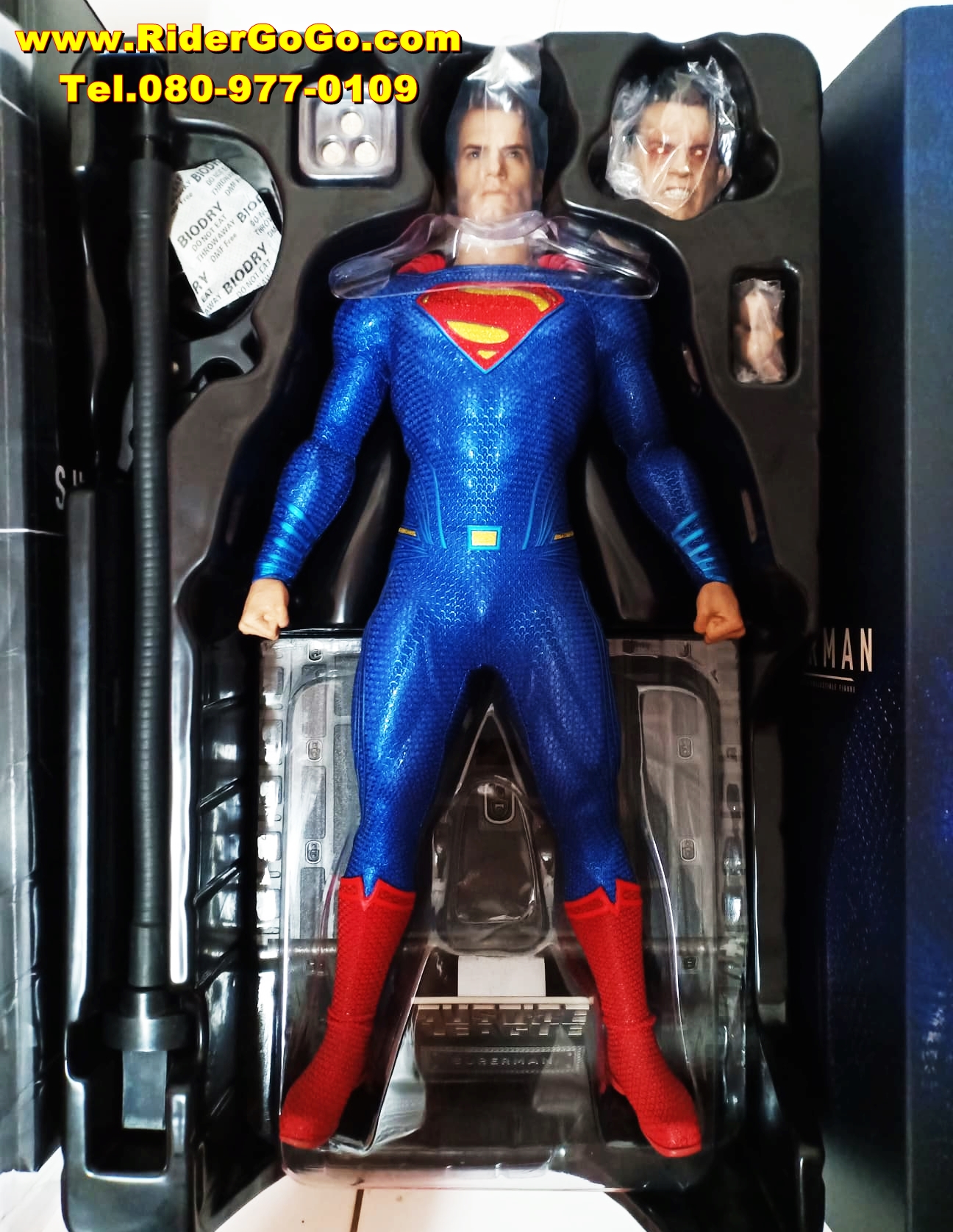 HOT TOYS Superman Justice League โมเดลซุปเปอร์แมน ภาคจัสติคลีก สภาพดีของแท้ รูปที่ 4
