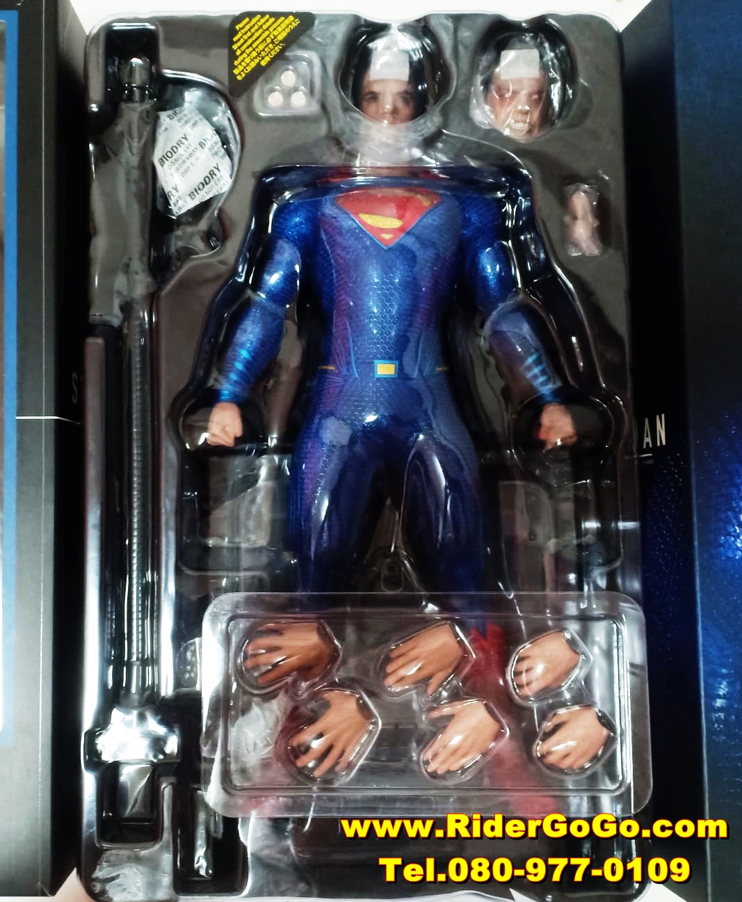 HOT TOYS Superman Justice League โมเดลซุปเปอร์แมน ภาคจัสติคลีก สภาพดีของแท้ รูปที่ 5
