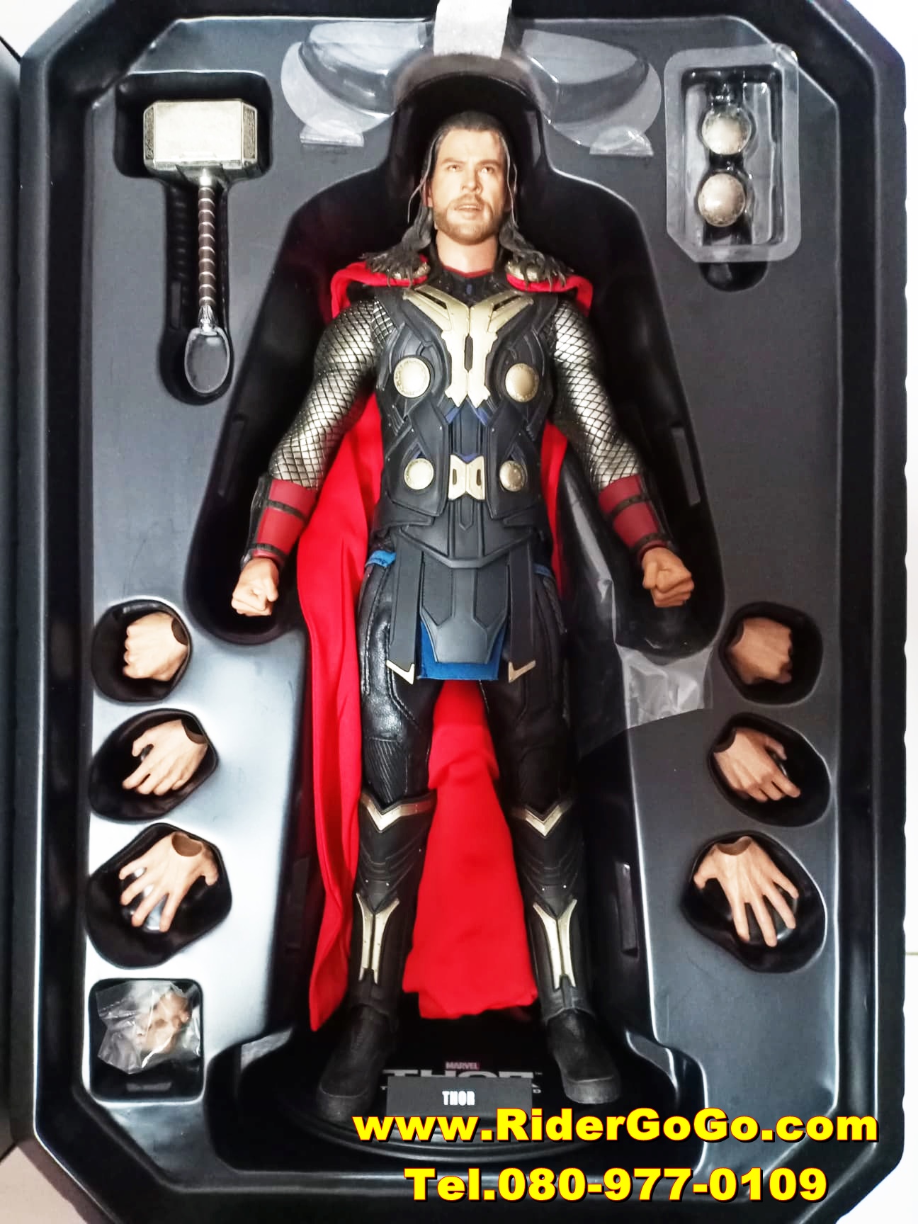 HOT TOYS Thor The Dark World MMS224 โมเดลฮอททอยธอร์ บุตรแห่งโอดิน ภาคสองของหนังเดี่ยวธอร์ ของแท้ รูปที่ 7