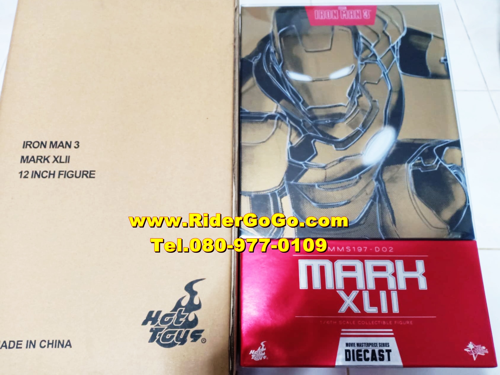 HOT TOYS IRON MAN MARK XLII MK42 DIECAST โมเดลไอออนแมนมาร์ค42 สภาพสวยใหม่ของแท้ รูปที่ 4